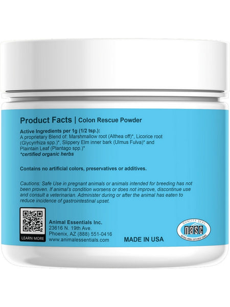 Animal Essentials, Colon Rescue Powder (Phytomucil), 30 grams