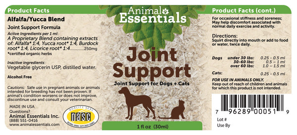 Animal Essentials, Joint Support, 1 oz