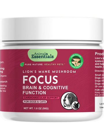 Animal Essentials, Focus, Lion's Mane Mushroom, 1.8 oz