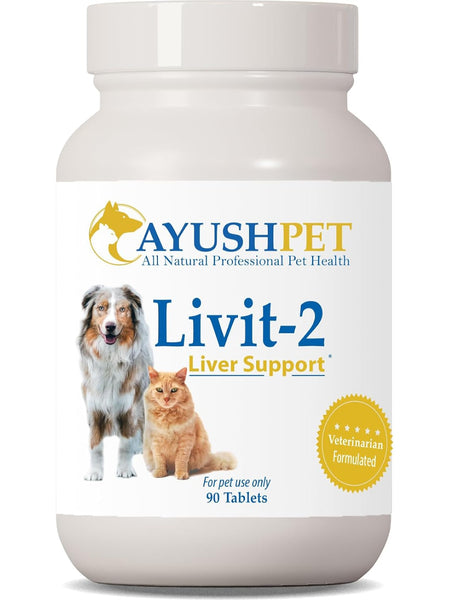 Ayush Herbs, Pet Livit-2, 90 tabs