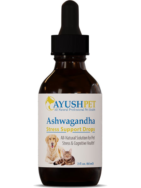 Ayush Herbs, Pet Ashwagandha Drops, 2 fl oz, 60 ml