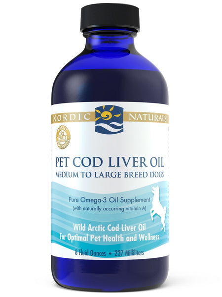 Nordic Naturals, Pet Cod Liver Oil, 8 Fluid Ounces