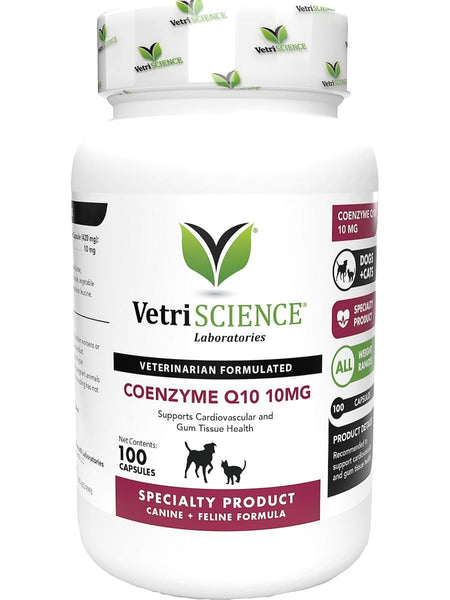 VetriScience Laboratories, Coenzyme Q10 10 MG, 100 Capsules